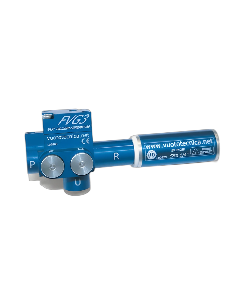 Single-stage vacuum generators with ejector FVG 3 and FVG 5